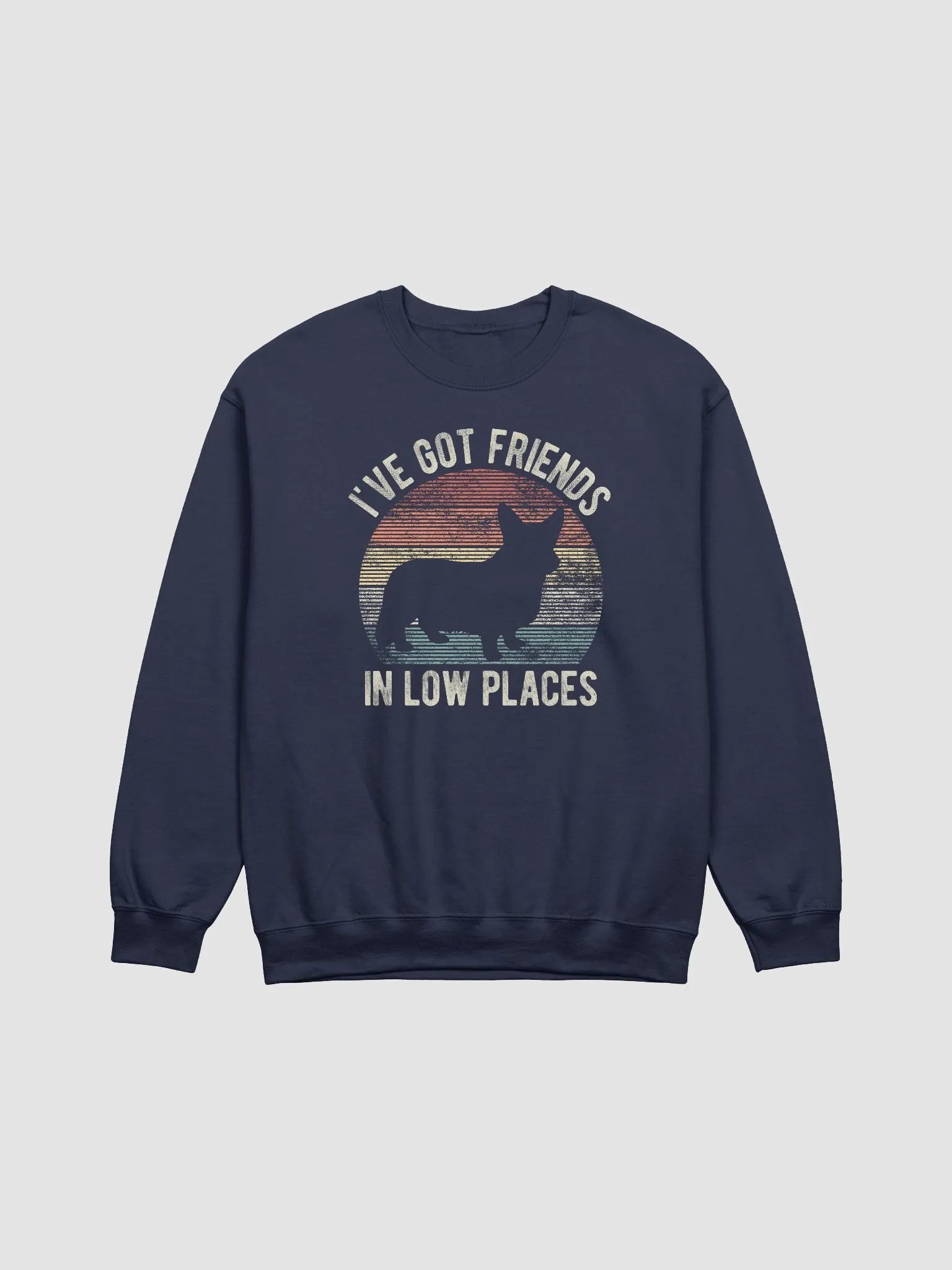 I've Got Friends in Low Places Cardigan Welsh Corgi Sweatshirt | Funny Sweatshirt for Corgi Paw-rents product image (1)