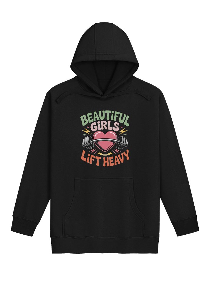 Beautiful Girls Lift Heavy - Retro Groovy Fitness Design product image (1)