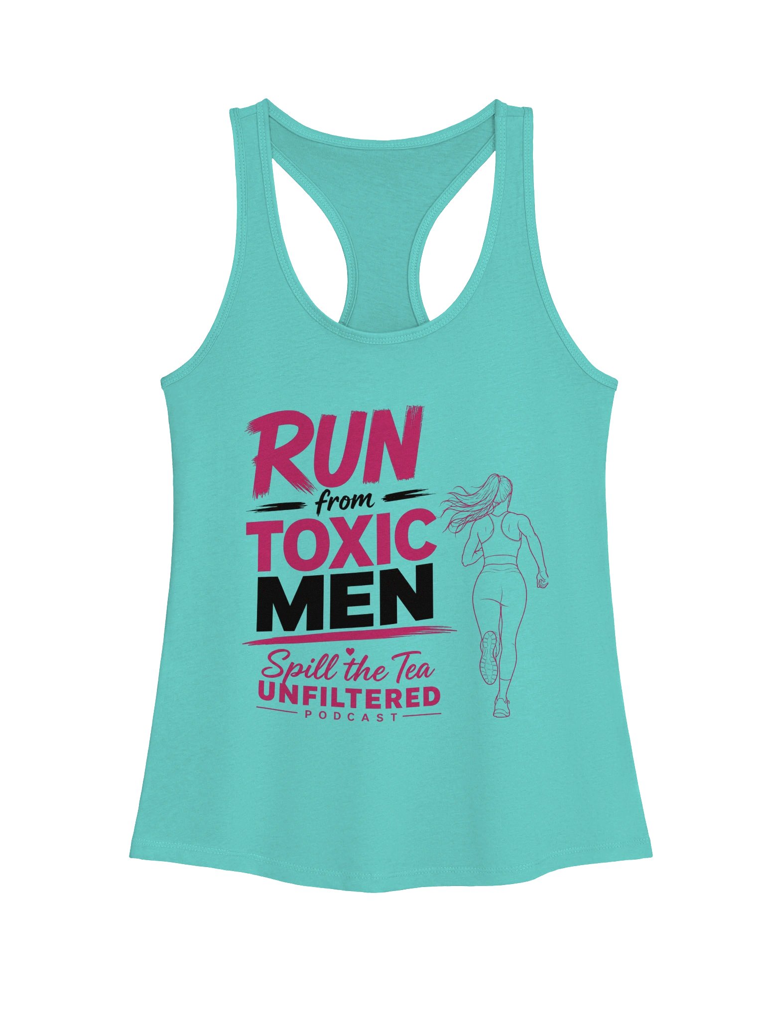 Run from Toxic Men Racerback Tank product image (2)