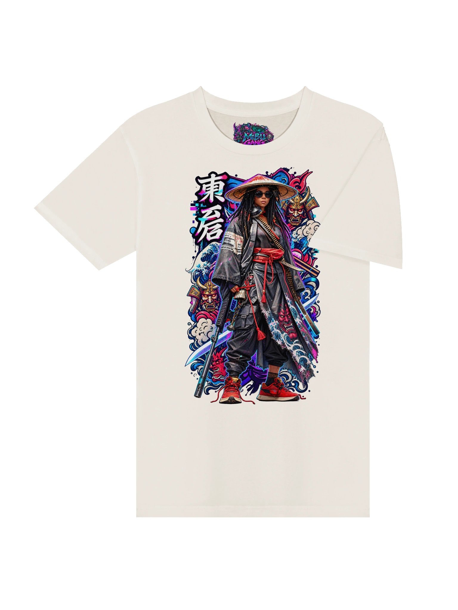 MIBU GANG Ronin Rebellion Tee | Cyberpunk Samurai Streetwear Shirt product image (12)