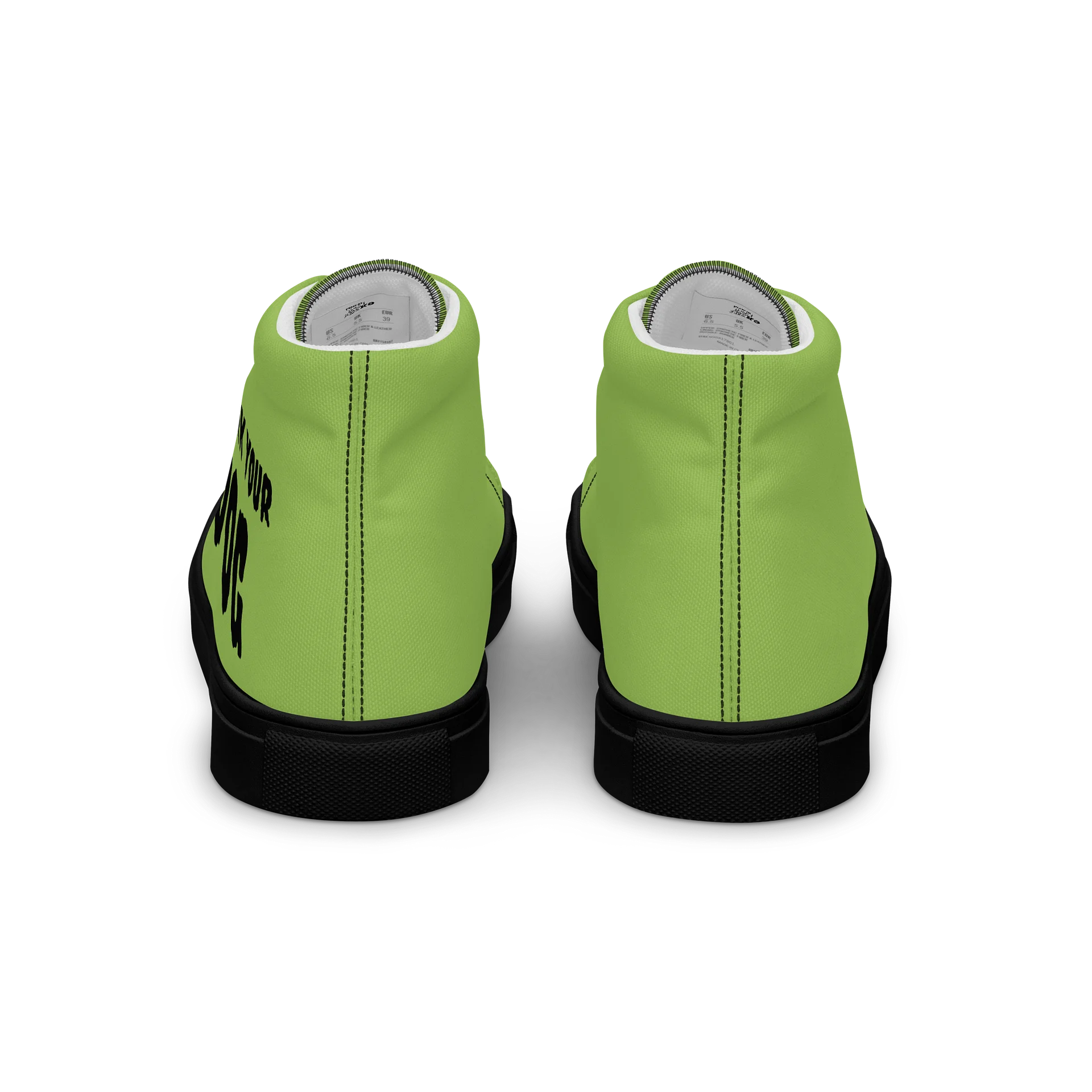 WORK YOUR DOG — Retro Graphic Women's High-Top Sneakers product image (4)