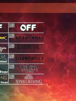 RETOUR DES LIVES ET DES PLANNINGS !! #twitch#twitchfr#twitchstream#twitchstreamer#streamer#residentEvil9#silenthill2remake#eldenring #cyberpunk2077 https://www.twitch.tv/leonk__tv