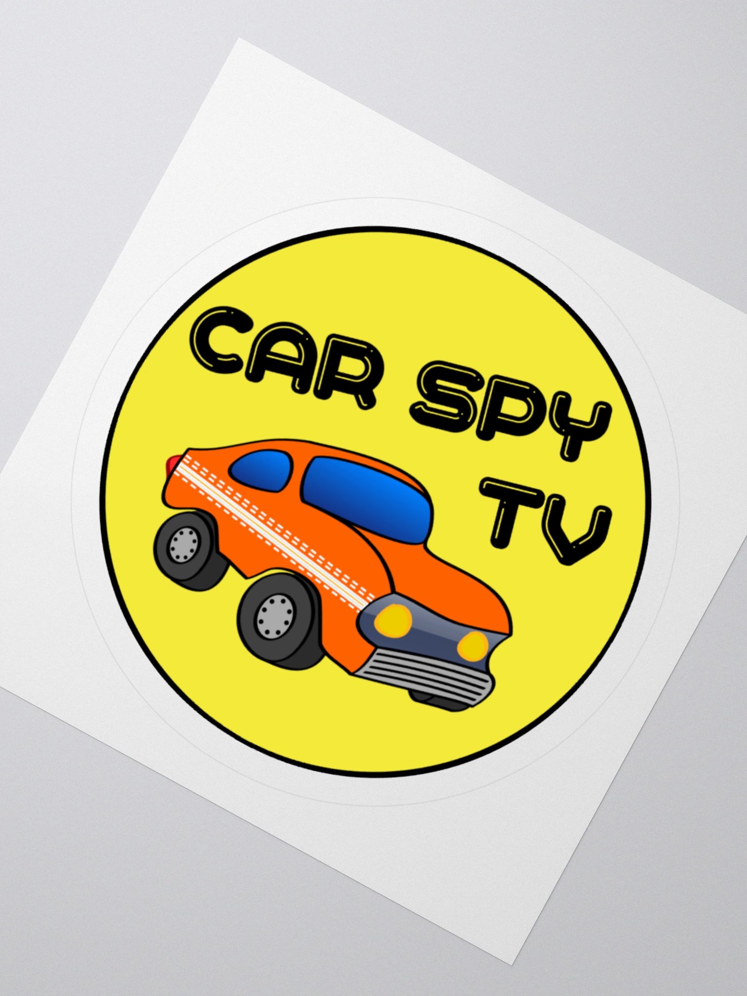 Sticky Sticker: CarSpyTV Logo product image (5)