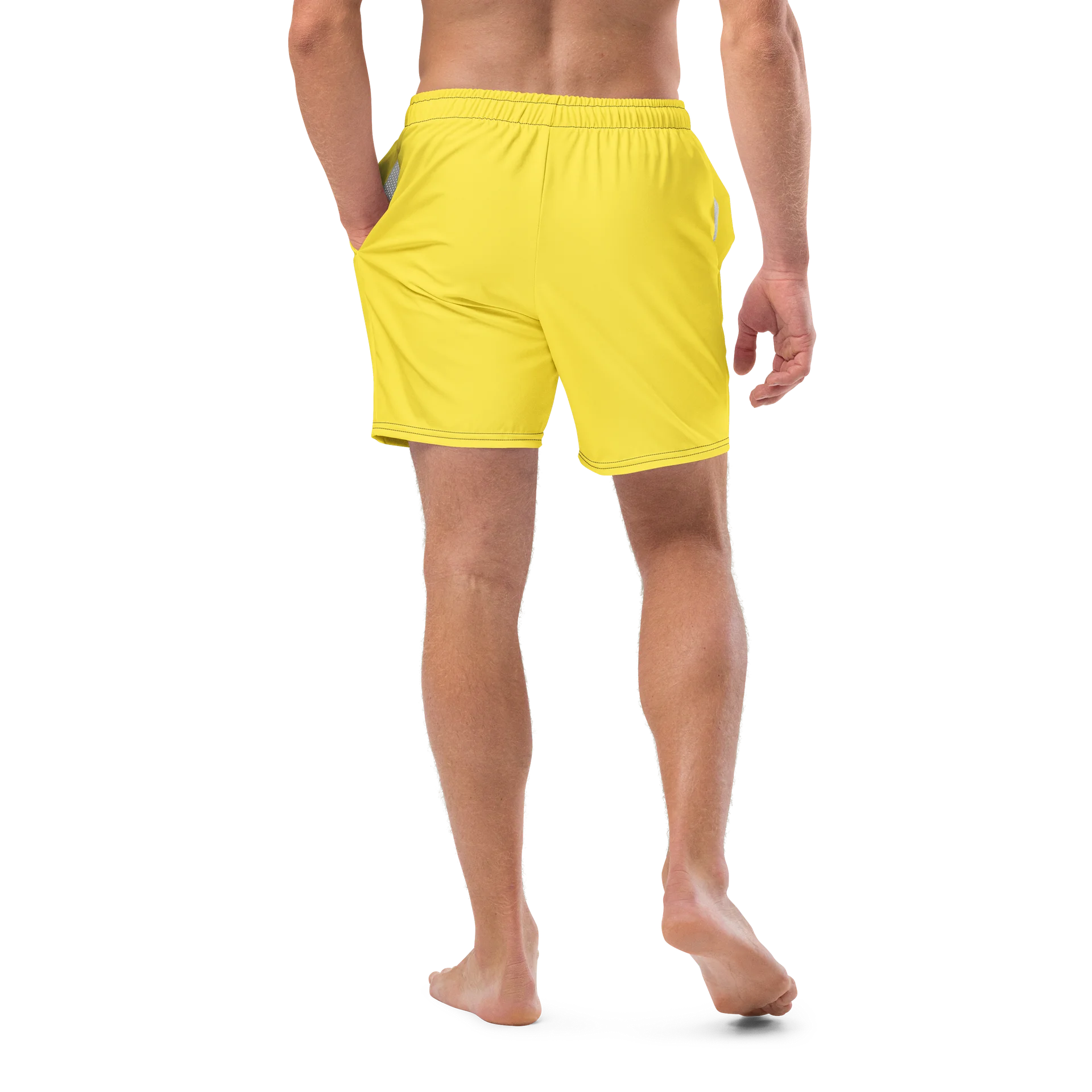 DANGER! - Yellow/Black Swim Trunks product image (10)