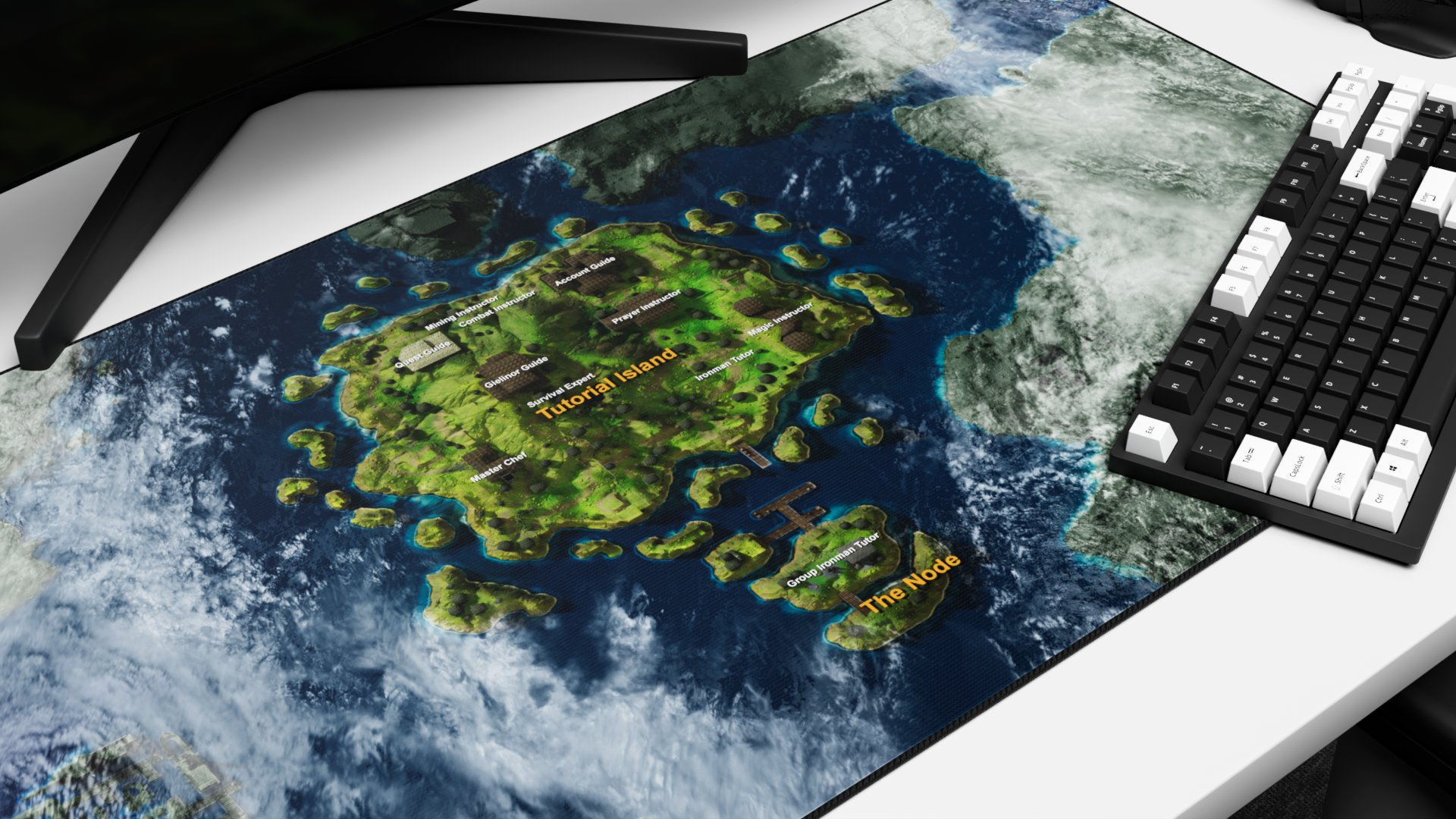 Detailed Tutorial Island Desk Mat product image (4)