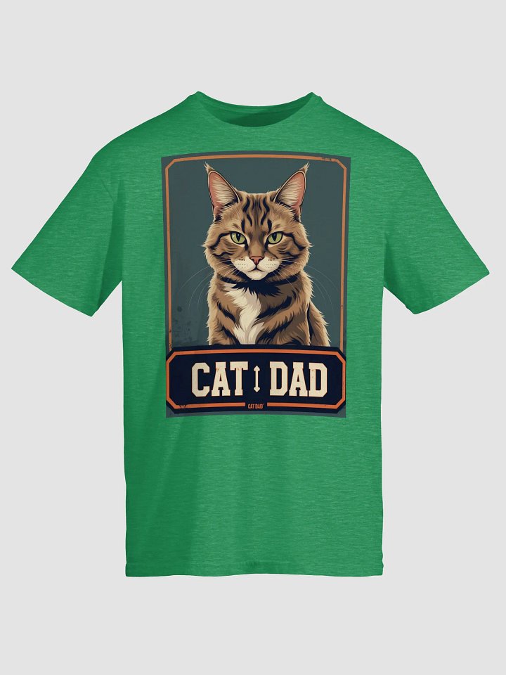 Cat Dad Pride – Rugged Feline Art product image (1)
