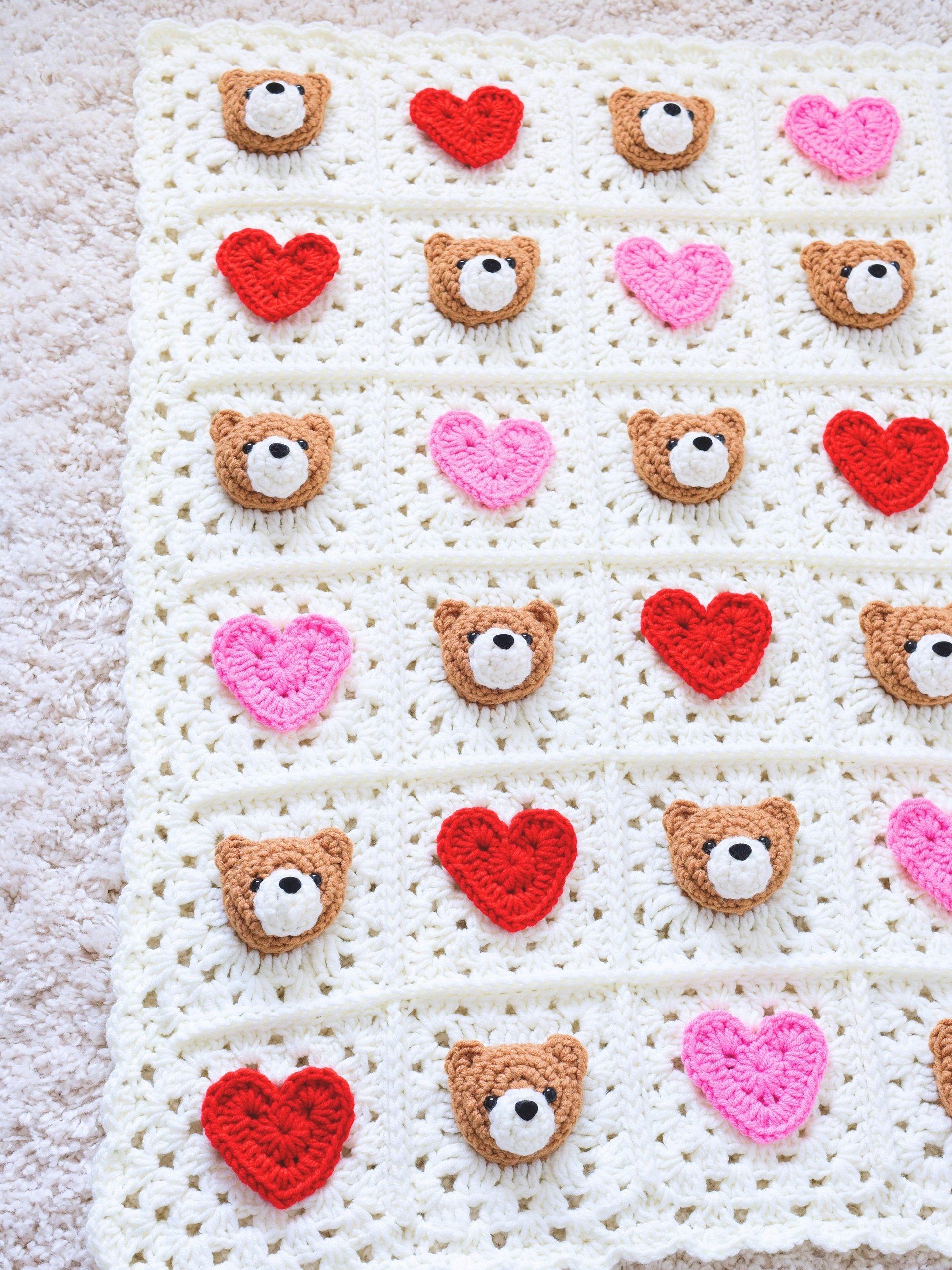 Teddy, With Love Blanket Crochet Pattern product image (10)