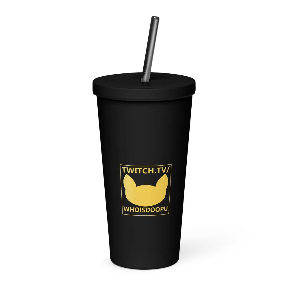 Doopsters - I know a Dog Gamer - 20 Ounce Insulated Tumbler with Straw product image (2)