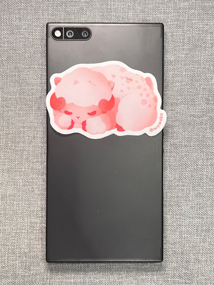 Sleepy Zodiac Animal - Lamb - Sticker product image (2)