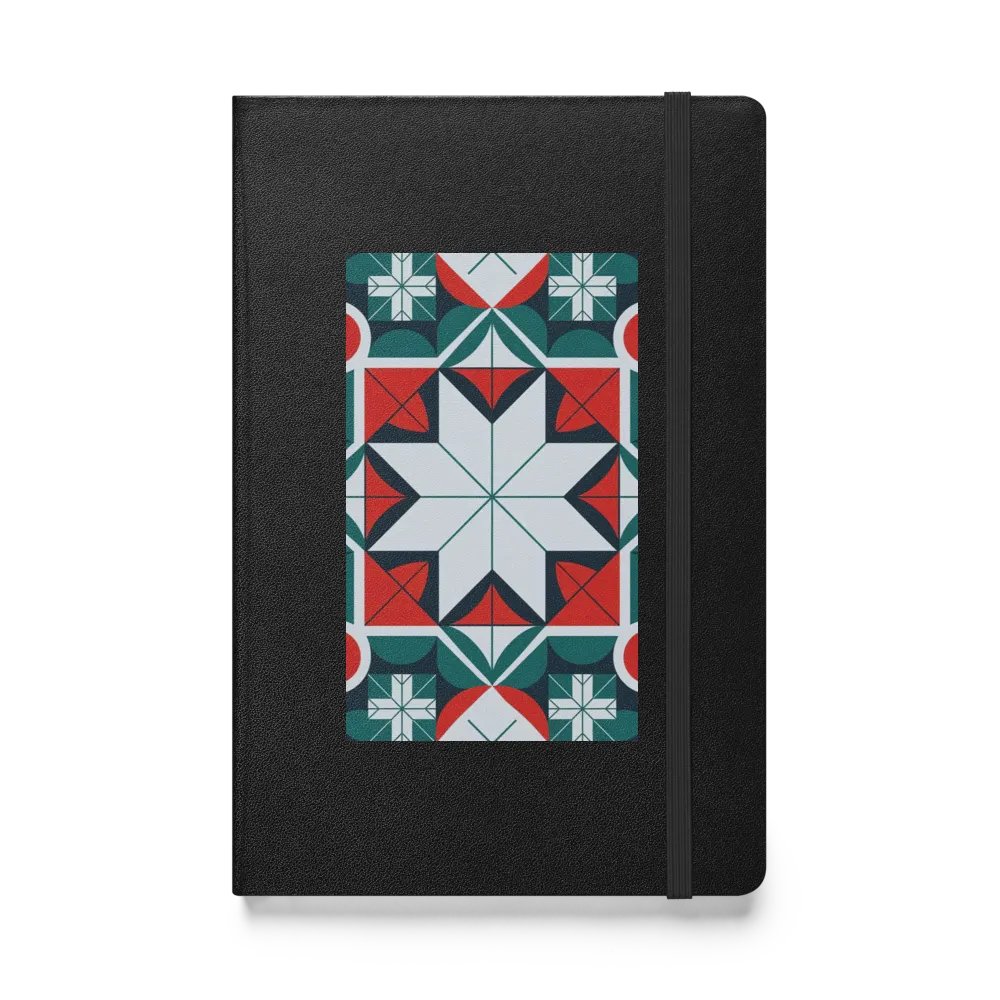 Kaleidoscope patterned Hardcover Notebook product image (1)