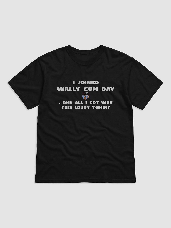 RealWally - Wally Com Day T-shirt Black product image (1)