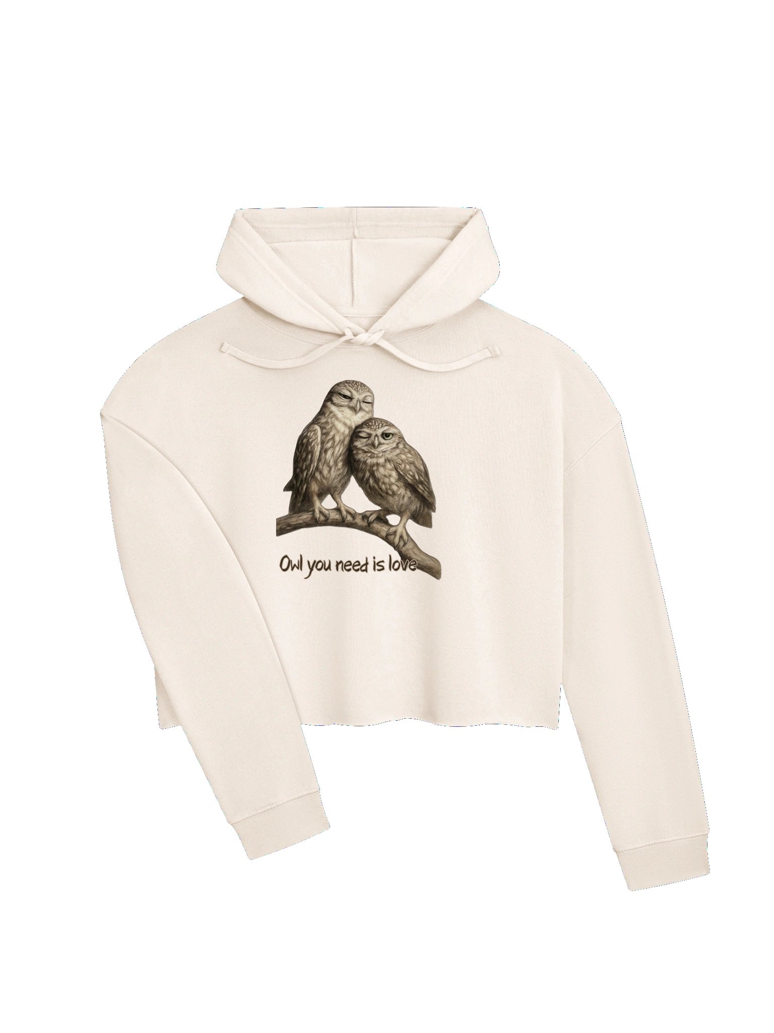 Owl Love Cropped Hoodie product image (19)