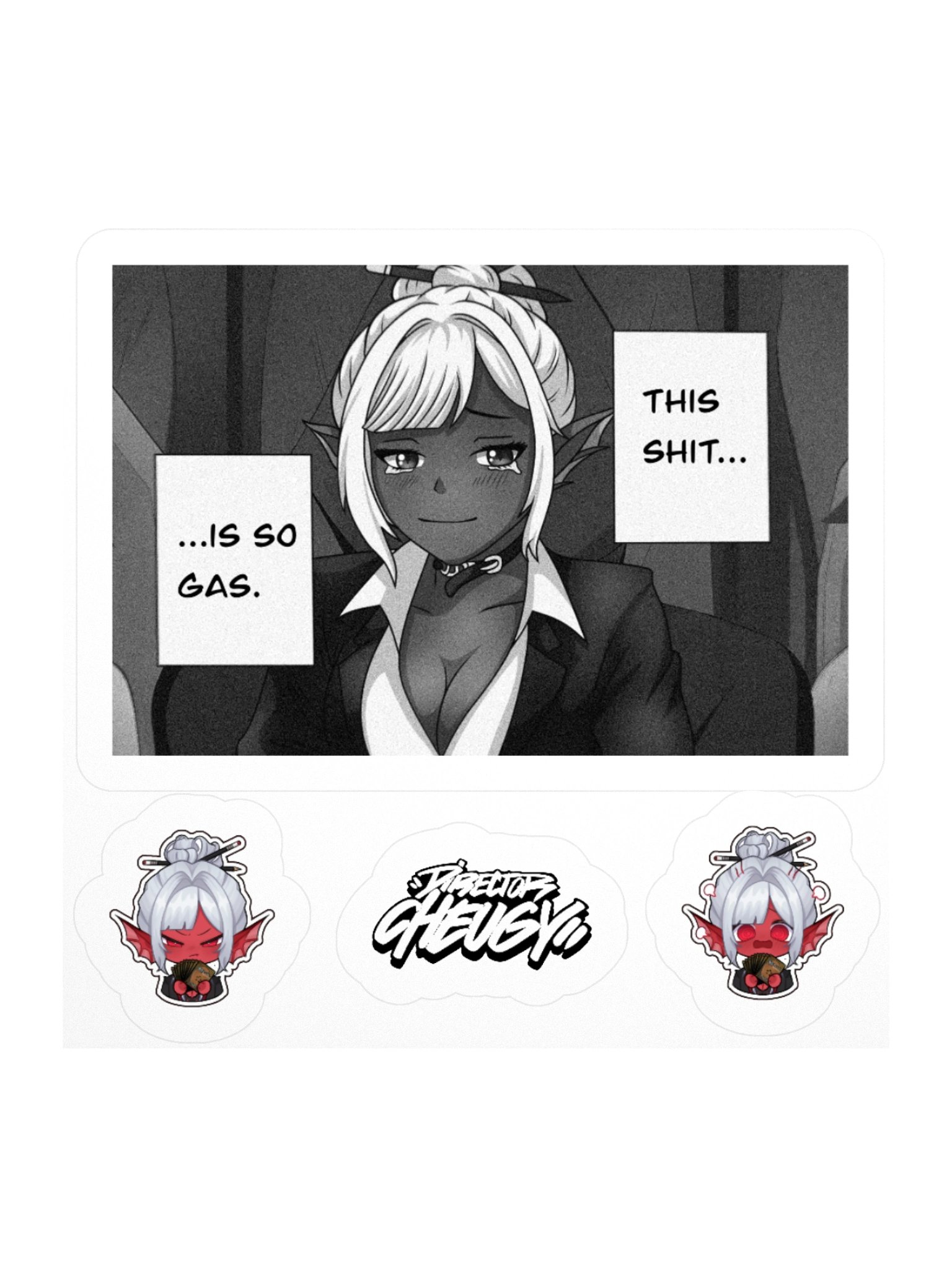 [Meme] So Gas Sticker Pack product image (1)