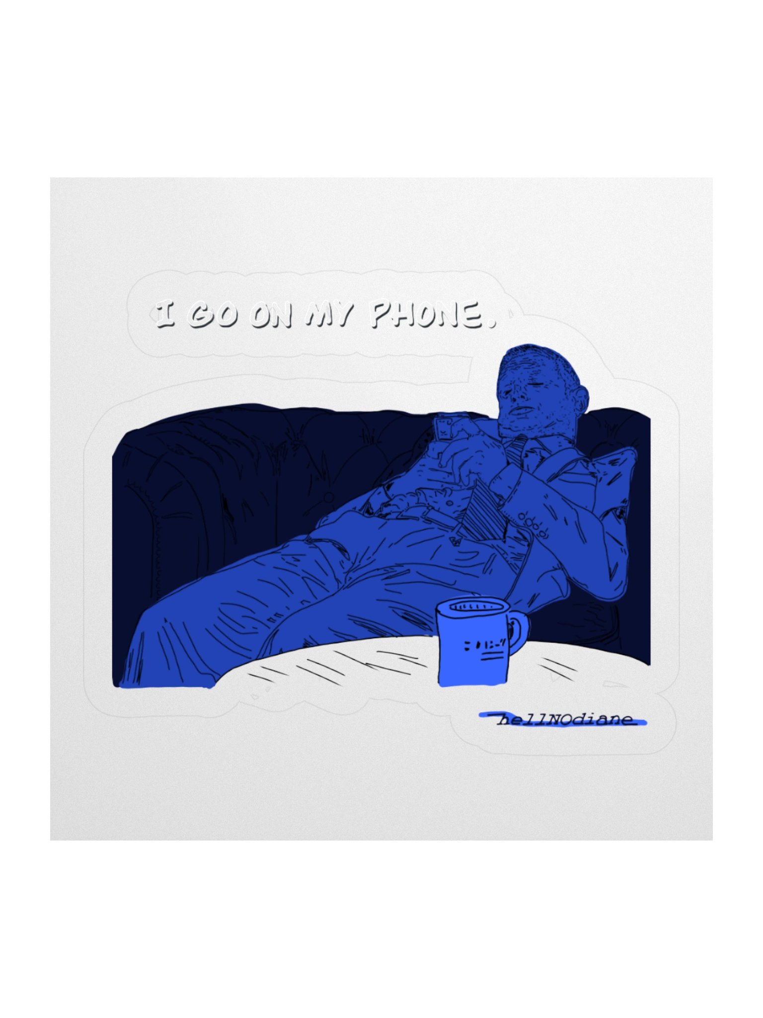 on my phone (cool) (sticky) product image (1)
