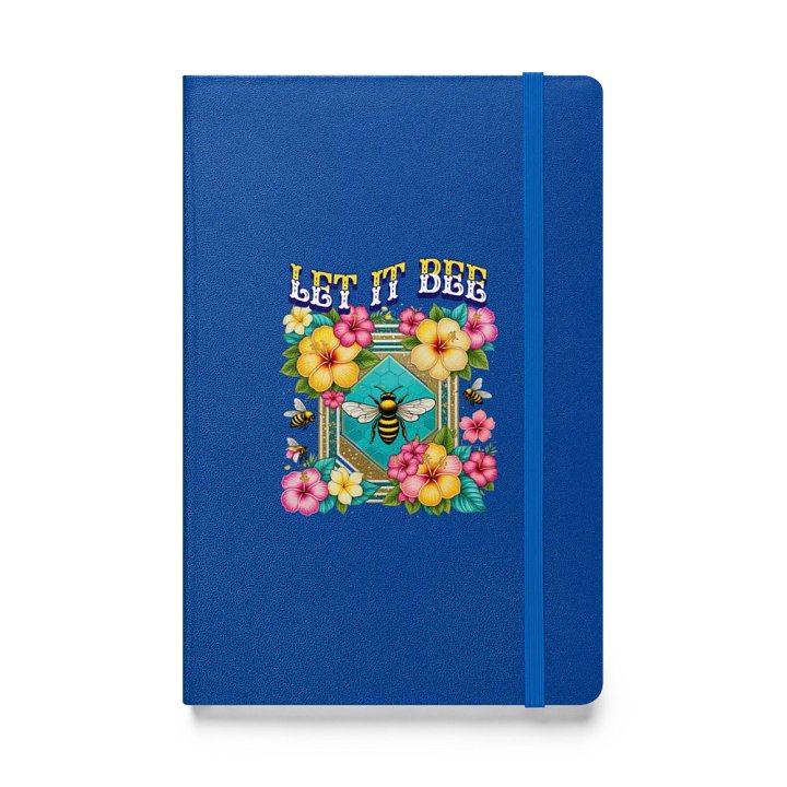 Let It Be Flower Floral Buzz Hardcover Notebook product image (1)