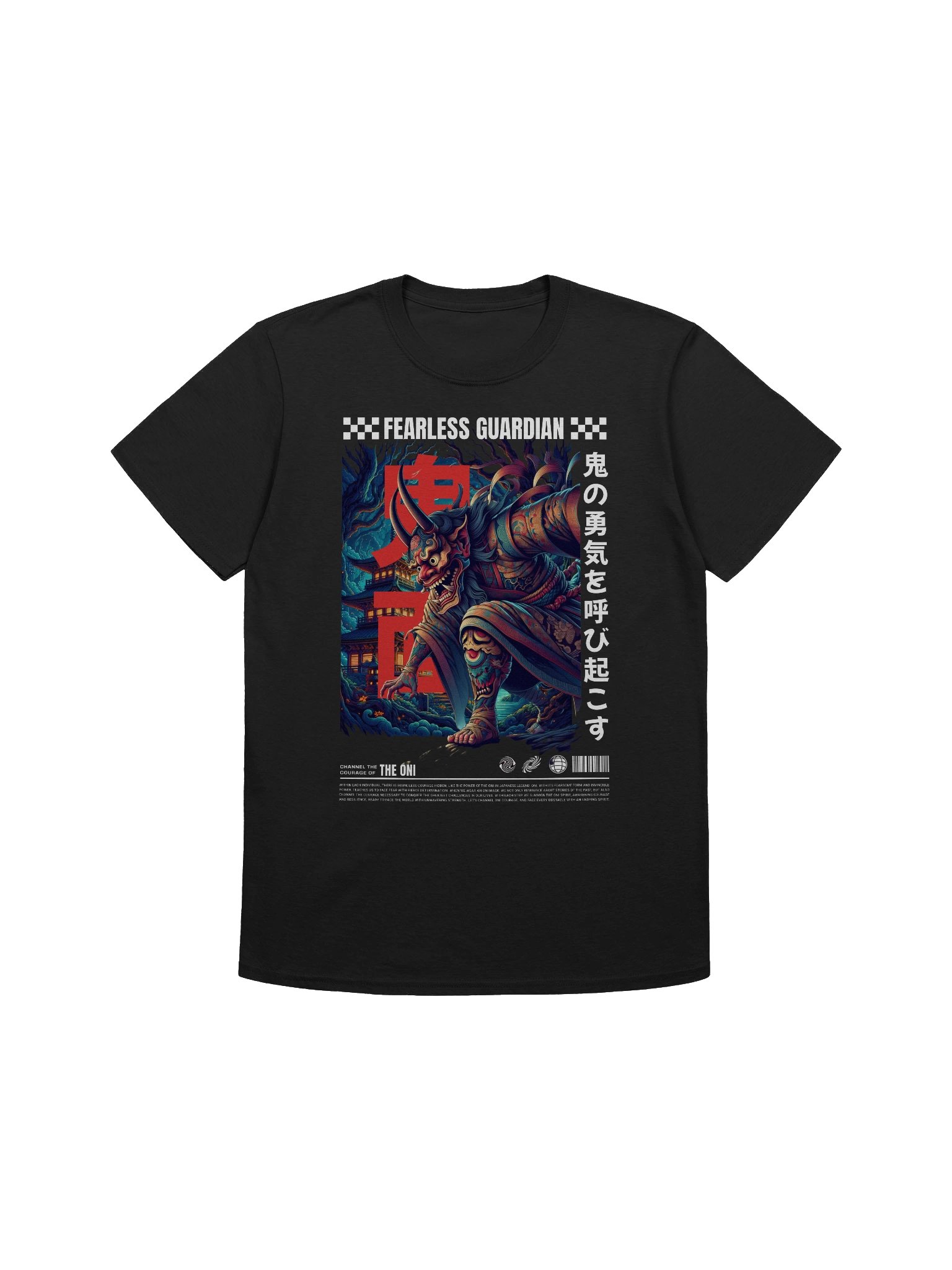 Fearless Oni Guardian T-Shirt - Gildan Softstyle product image (1)
