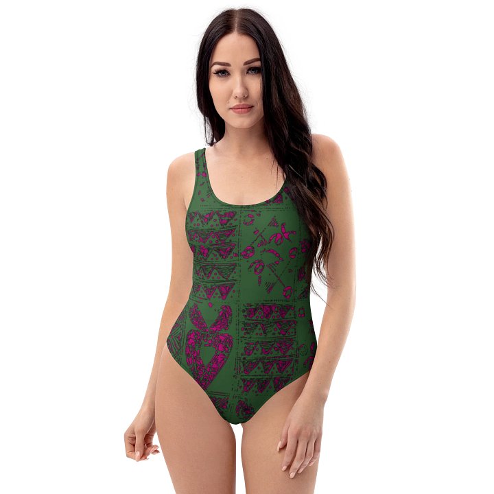 Unity Print in AKA Colors One-Piece Swimsuit product image (1)