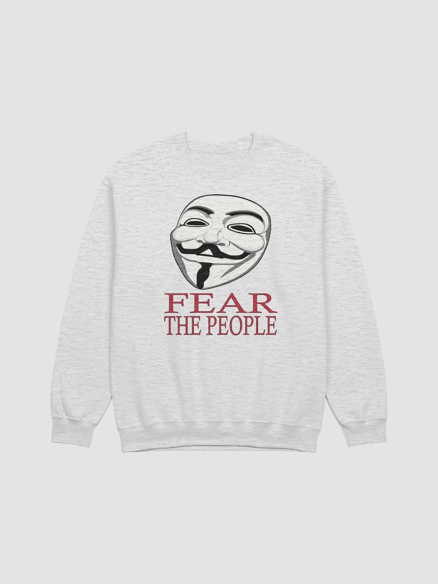 Fear The People - 02 - Red - Gildan Classic Crewneck Sweatshirt product image (2)