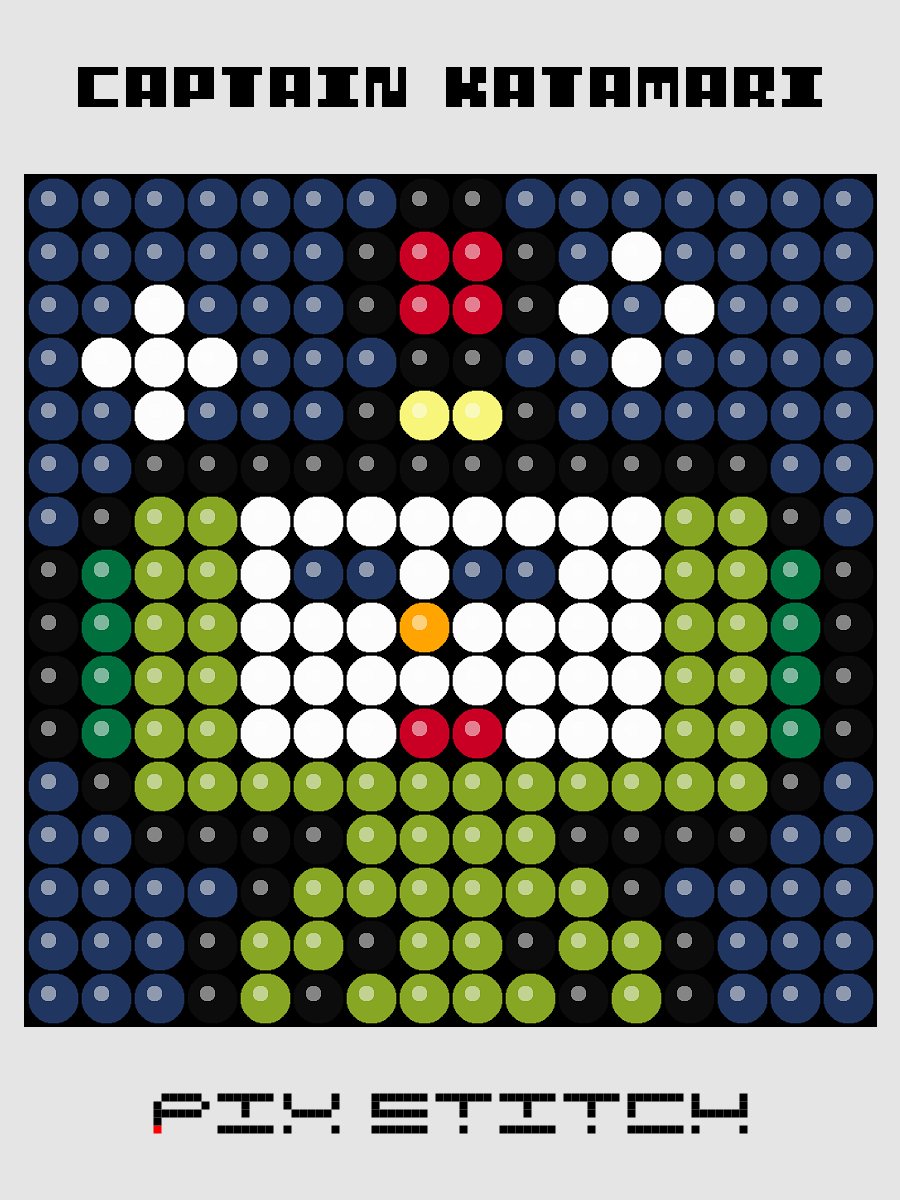 Captain Katamari Pixel Art product image (1)