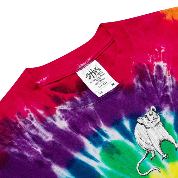 hint of rat tie dyed spiral t shirt product image (2)