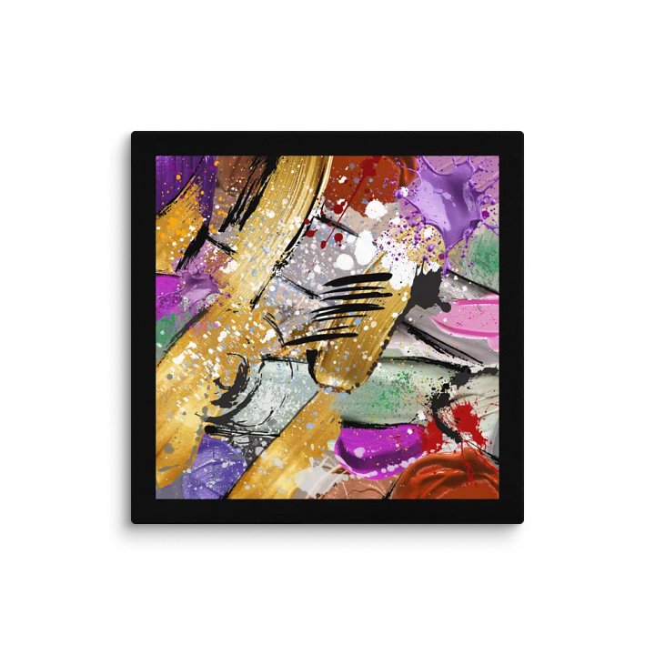 Painted Cobblestone Abstract Canvas Collection product image (1)