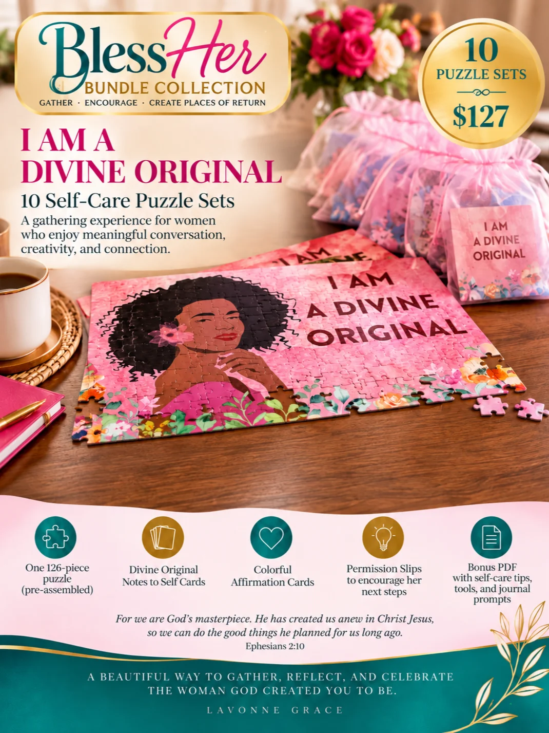 Bless Her Bundle: I Am a Divine Origin Puzzle product image (2)