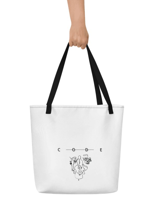 CODE Large Tote Bag product image (2)