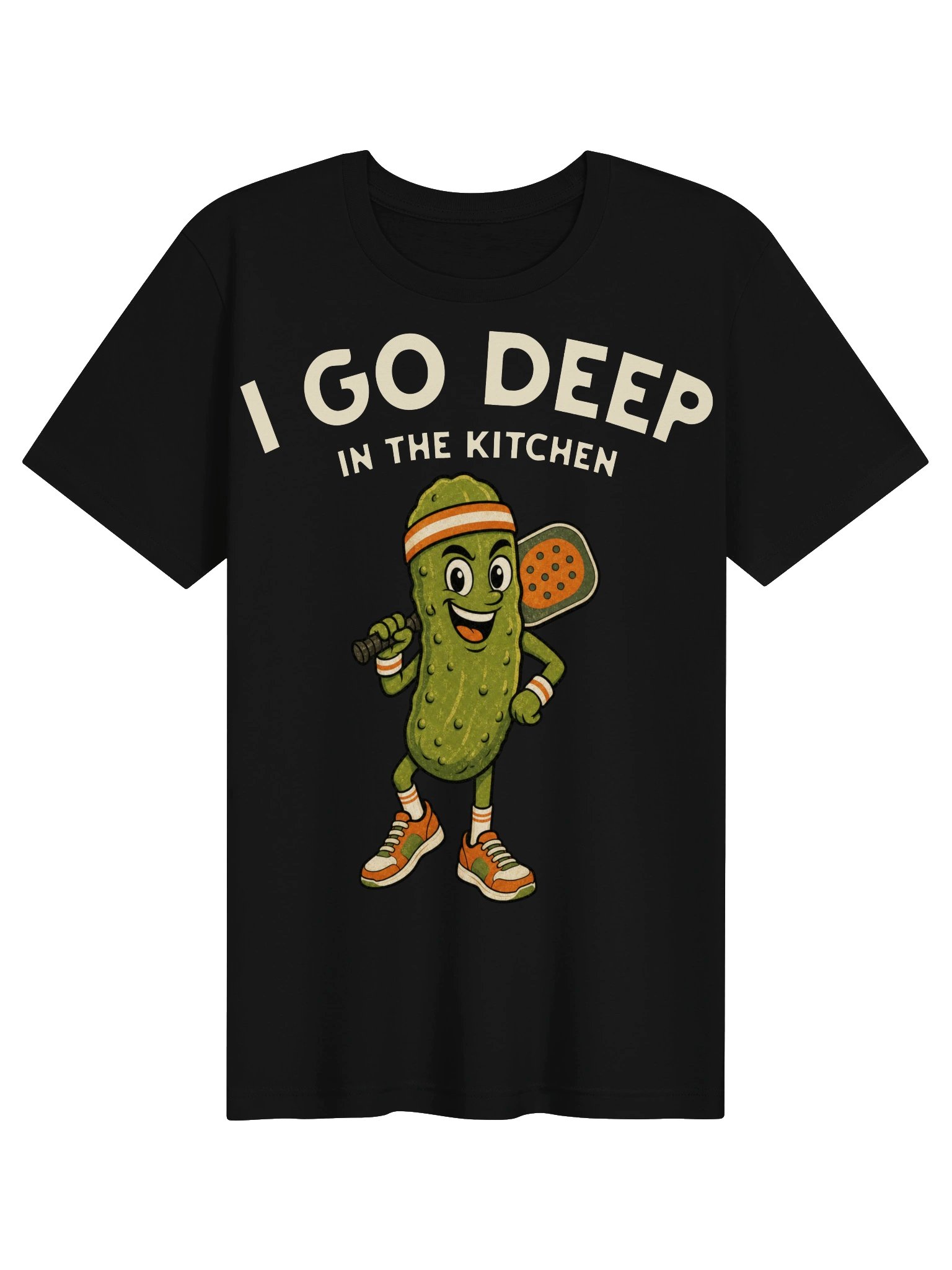 I Go Deep in the Kitchen Pickleball Tee Gift for Pickleball Lovers product image (5)