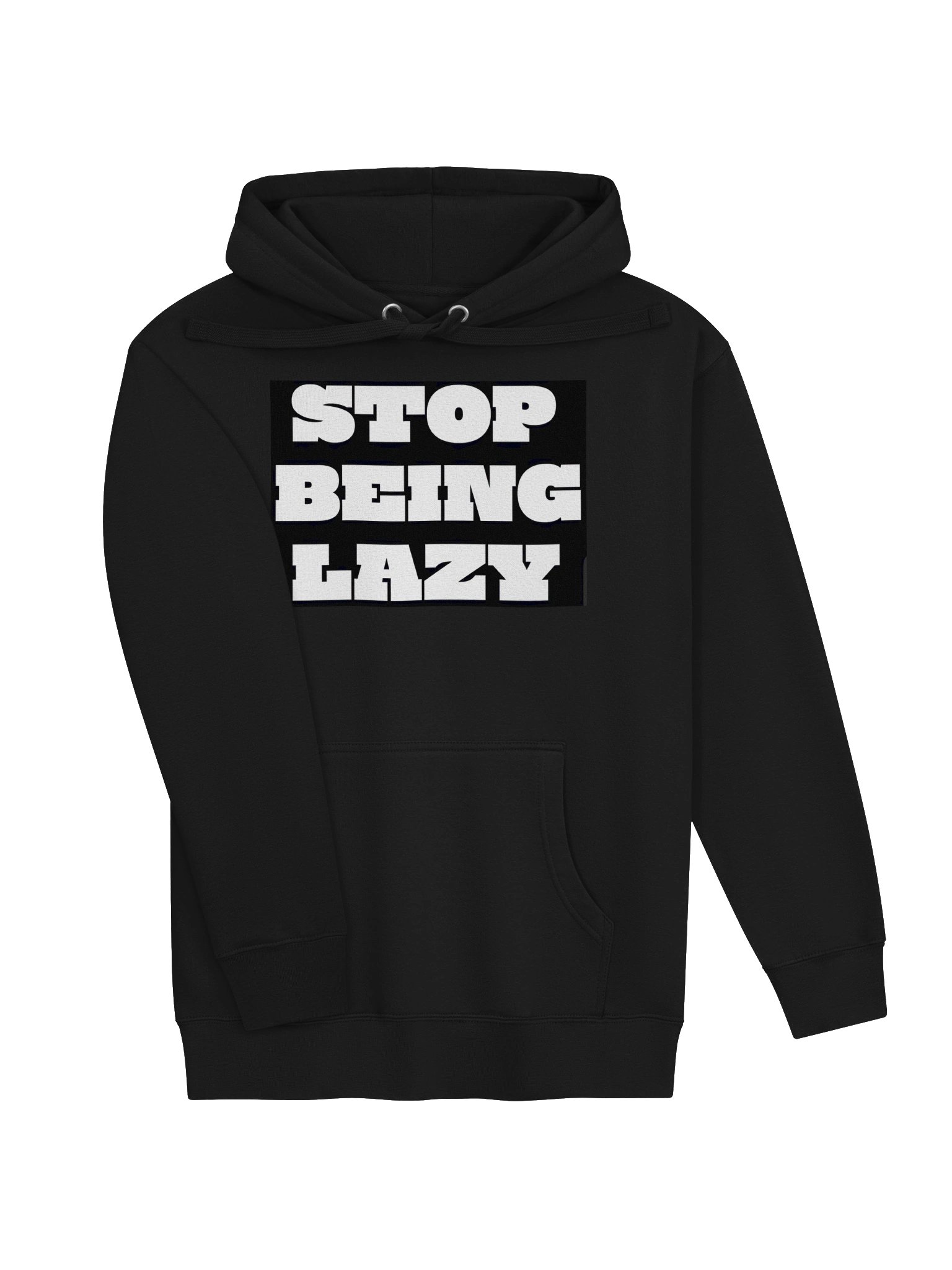 Copy of Stop Being Lazy — Classic Logo Hoodie product image (2)