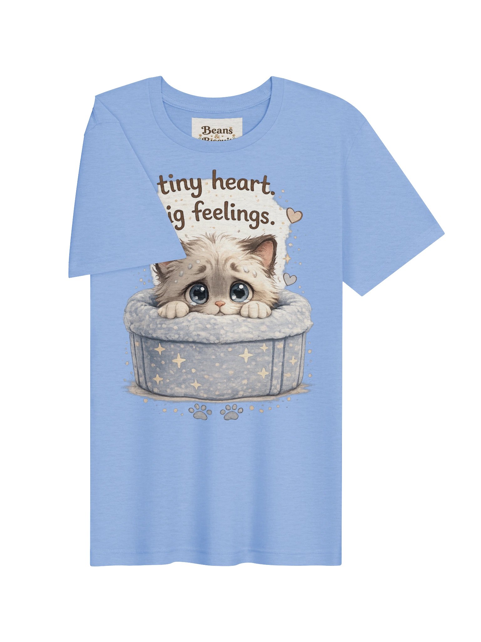 Crumpet Tiny Heart, Big Feelings Kitten Tee product image (3)