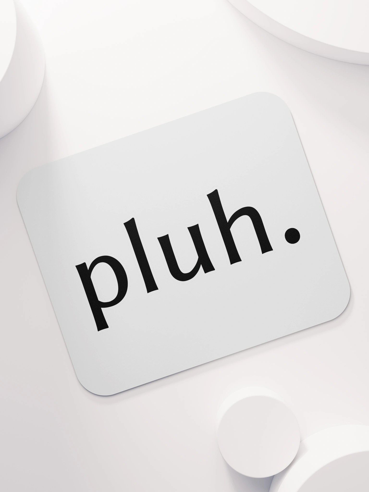 pluh. White Mouse Pad product image (7)