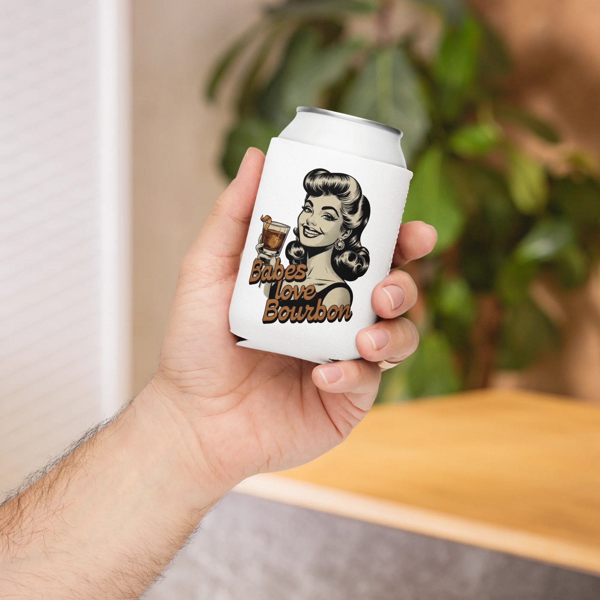 Babes Love Bourbon Coozie Can Cooler product image (4)