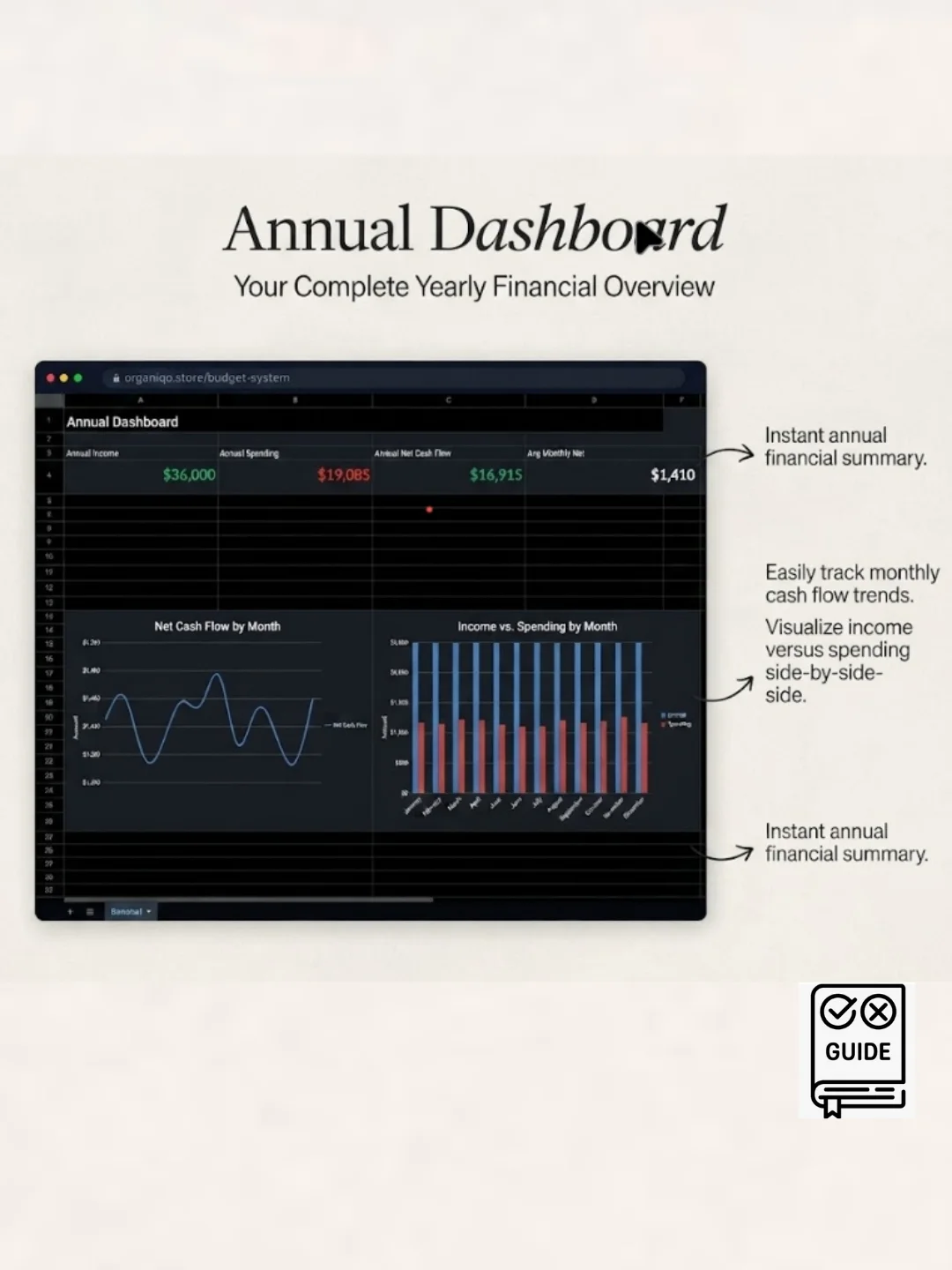 Organiqo Budget System — Stop Losing Track of Your Spending product image (4)