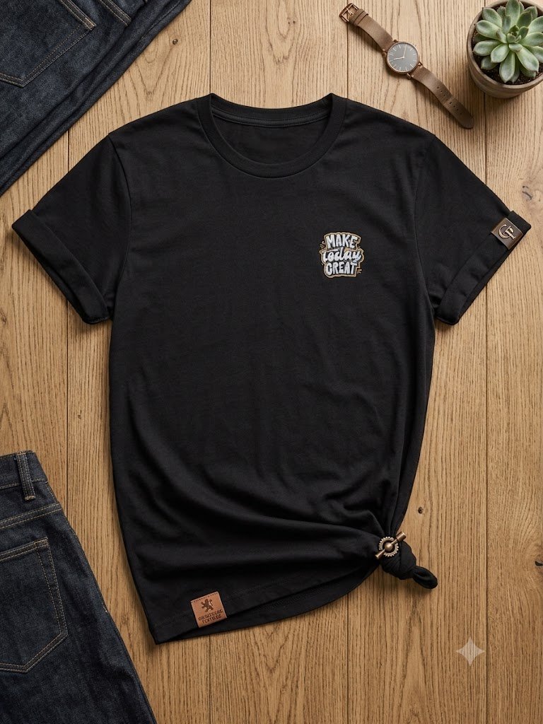 Make Today Great T-Shirt | Motivational Typography Graphic Tee | Positive Quote Shirt for Women | Inspirational Casual Gift product image (1)