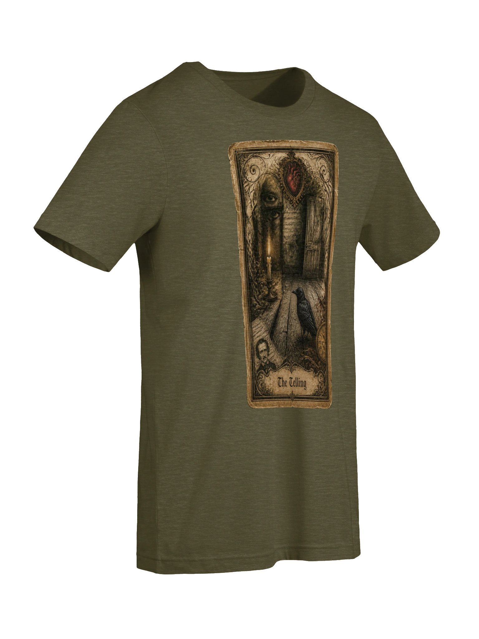 Edgar Allan Poe Tell Tale Heart Tarot Shirt, Gothic Literature Graphic product image (8)