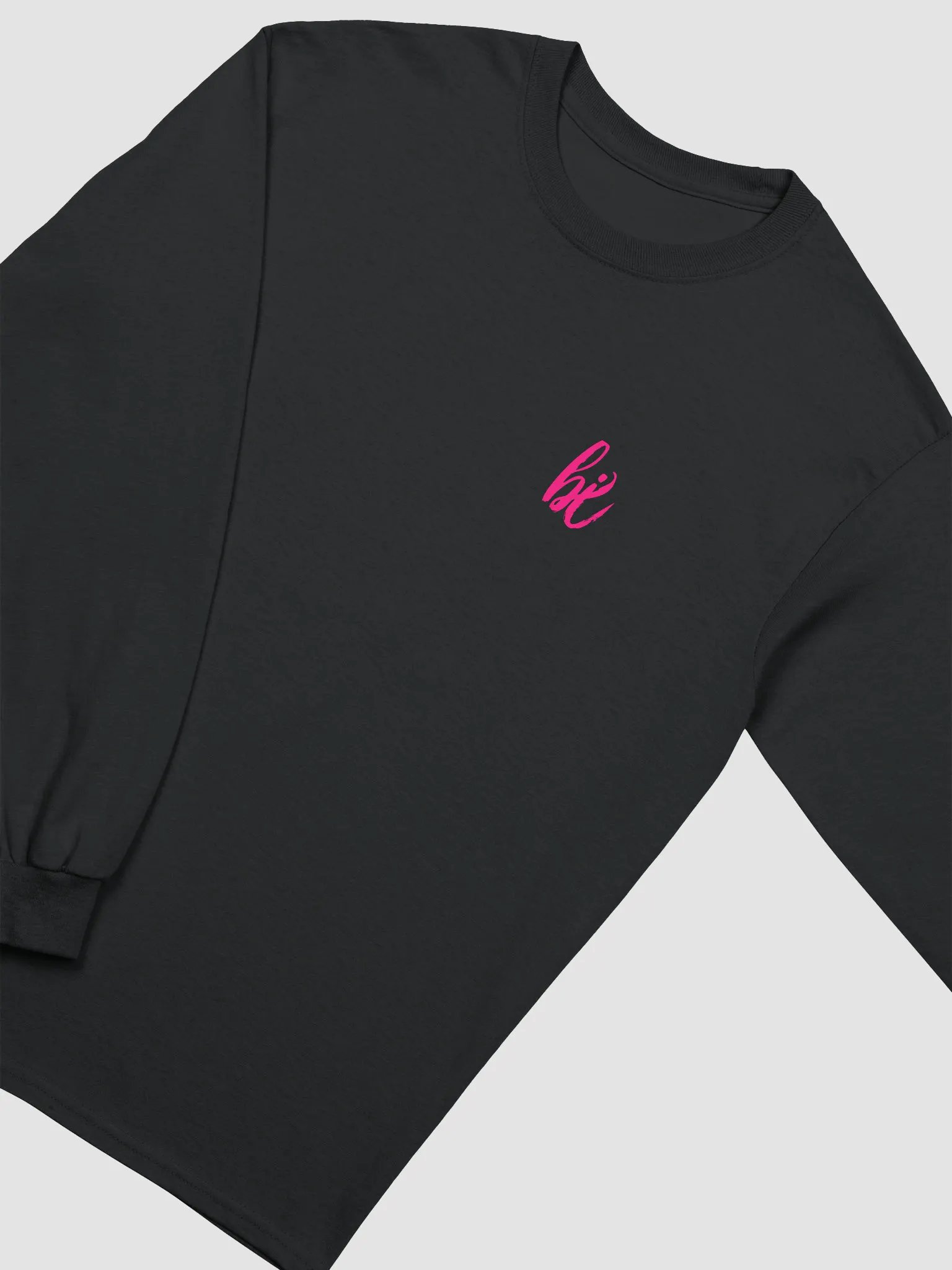 Bold Pink bi Long Sleeve Tee product image (1)