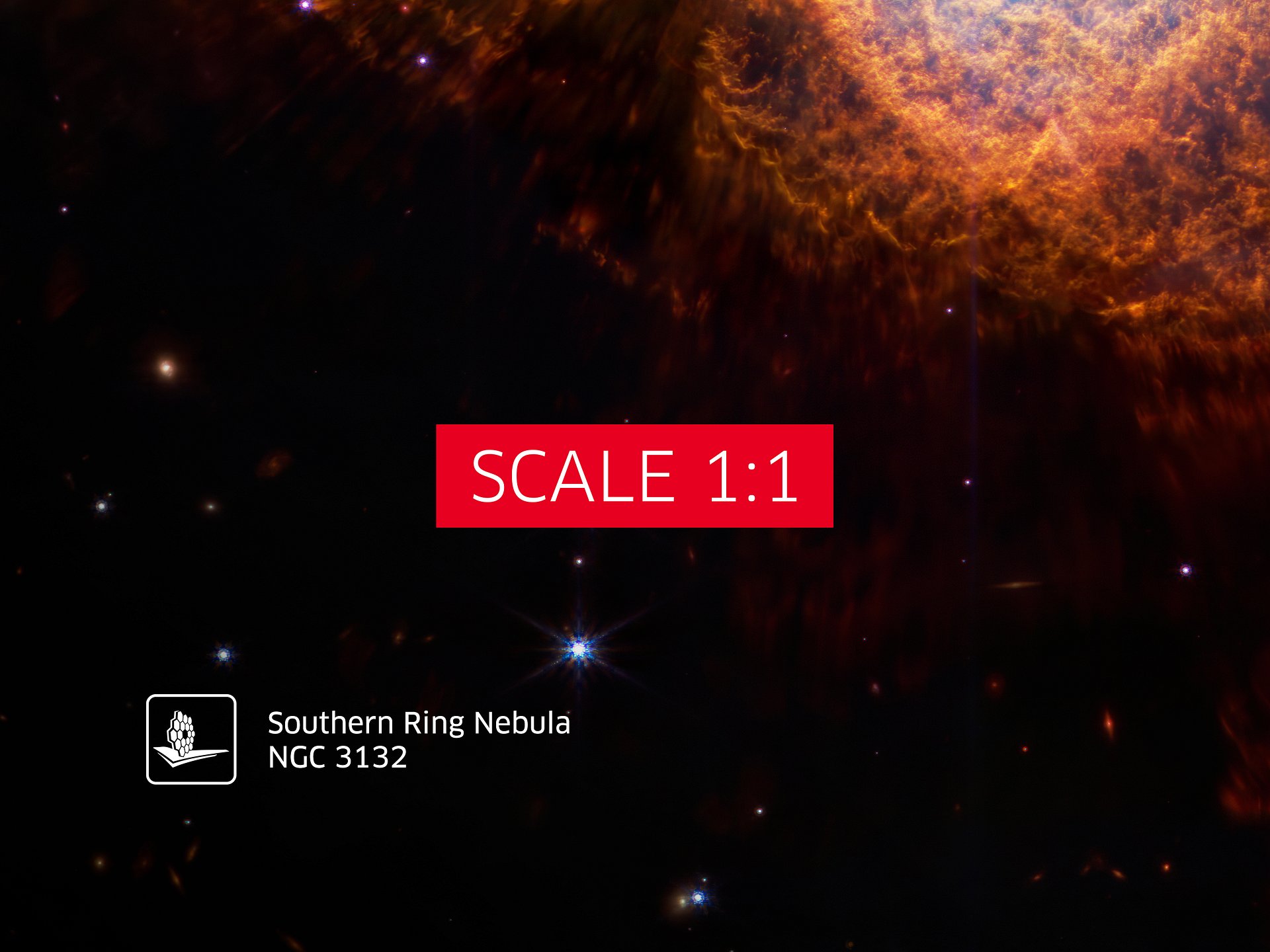 Southern Ring Nebula, NGC 3132 (James Webb/JWST) — space poster, science poster product image (7)