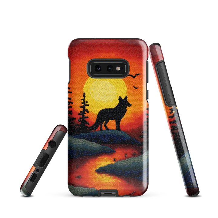 Wild Sunset Wolf Samsung® Tough Case product image (2)