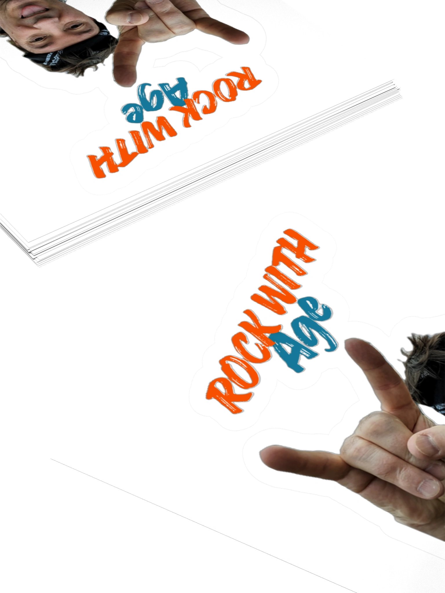 The Official "Rock With Age" Sticker (Kiss-Cut) product image (4)
