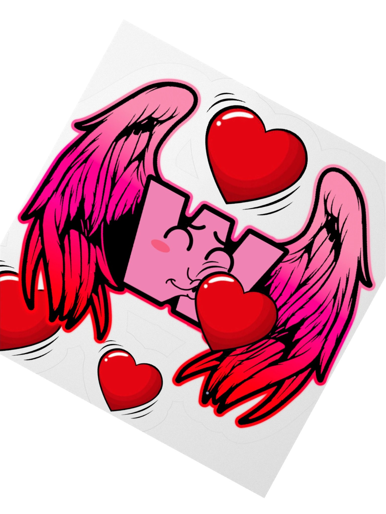 Whimsical Winged W Sticker product image (6)