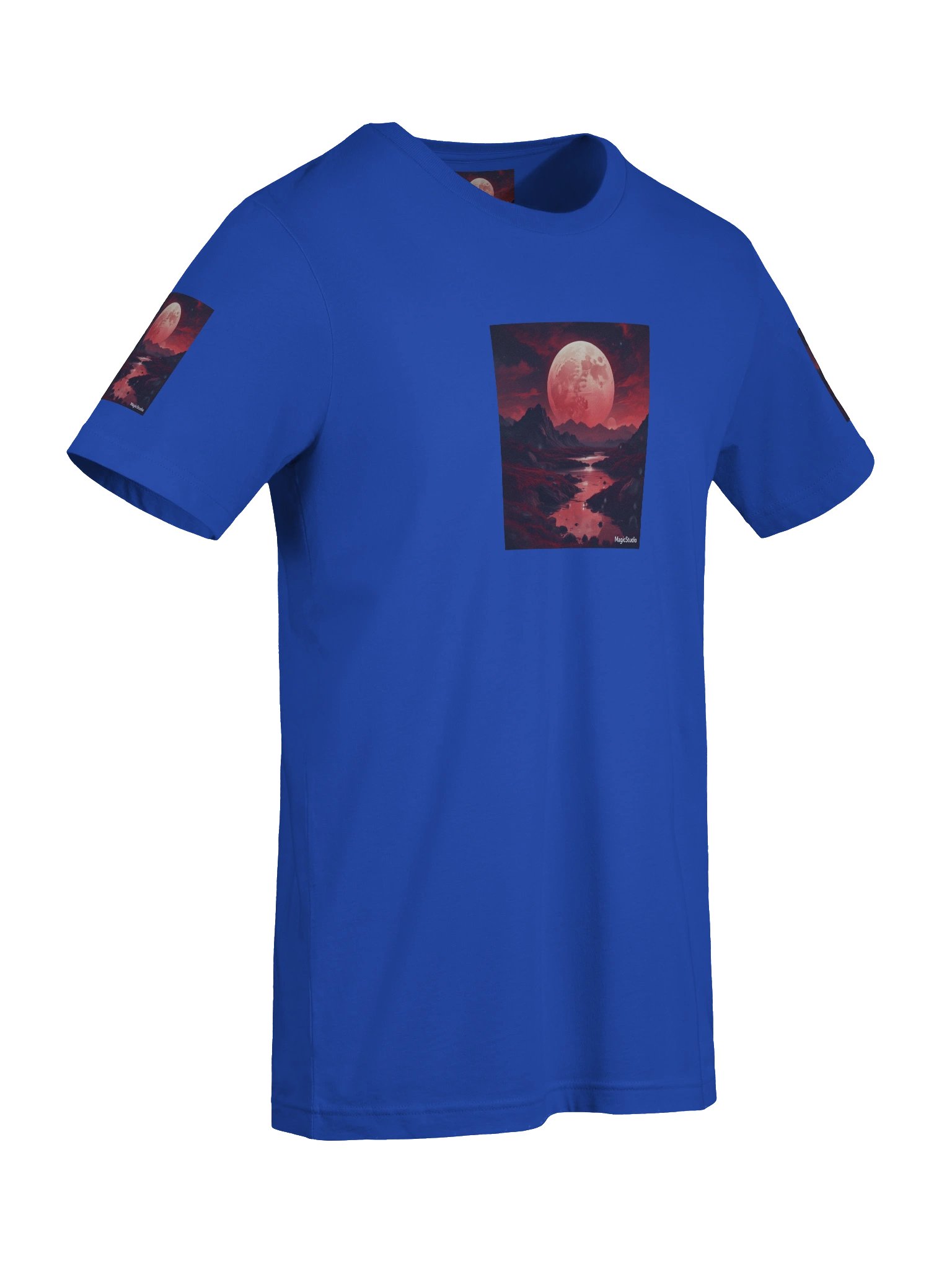 Lunar Reflections Red Moon T-Shirt product image (9)