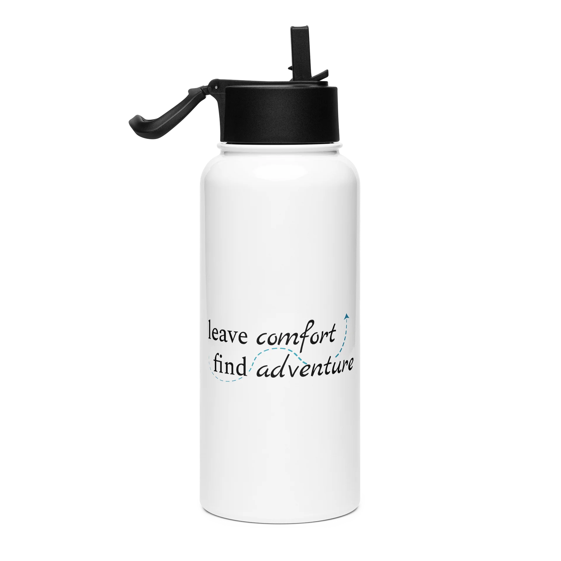Leave Comfort, Find Adventure, Take Risks, Make Memories - Water Bottle product image (4)