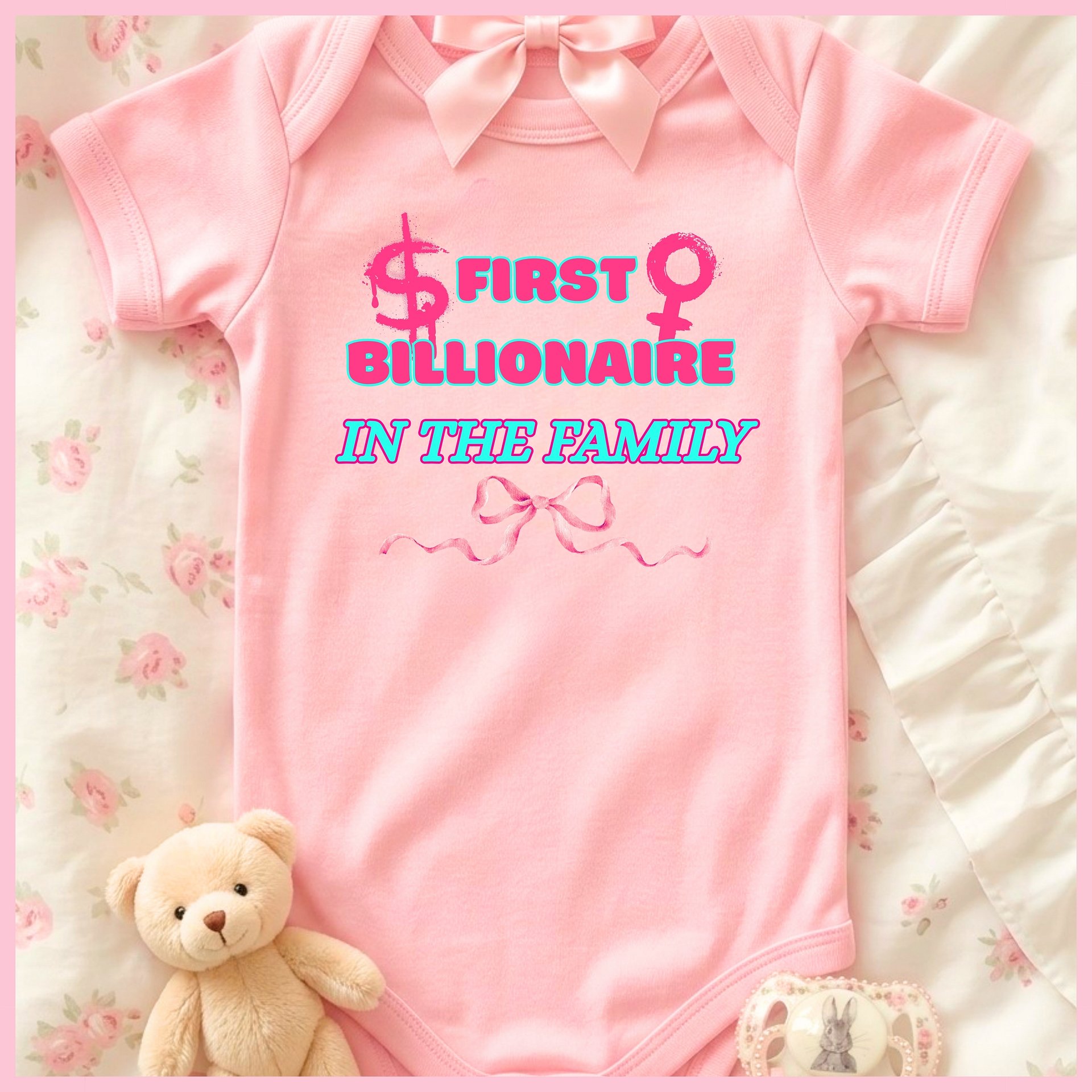 First Billionaire in the Family🩷Super Soft🪽Onesie🩷 product image (1)
