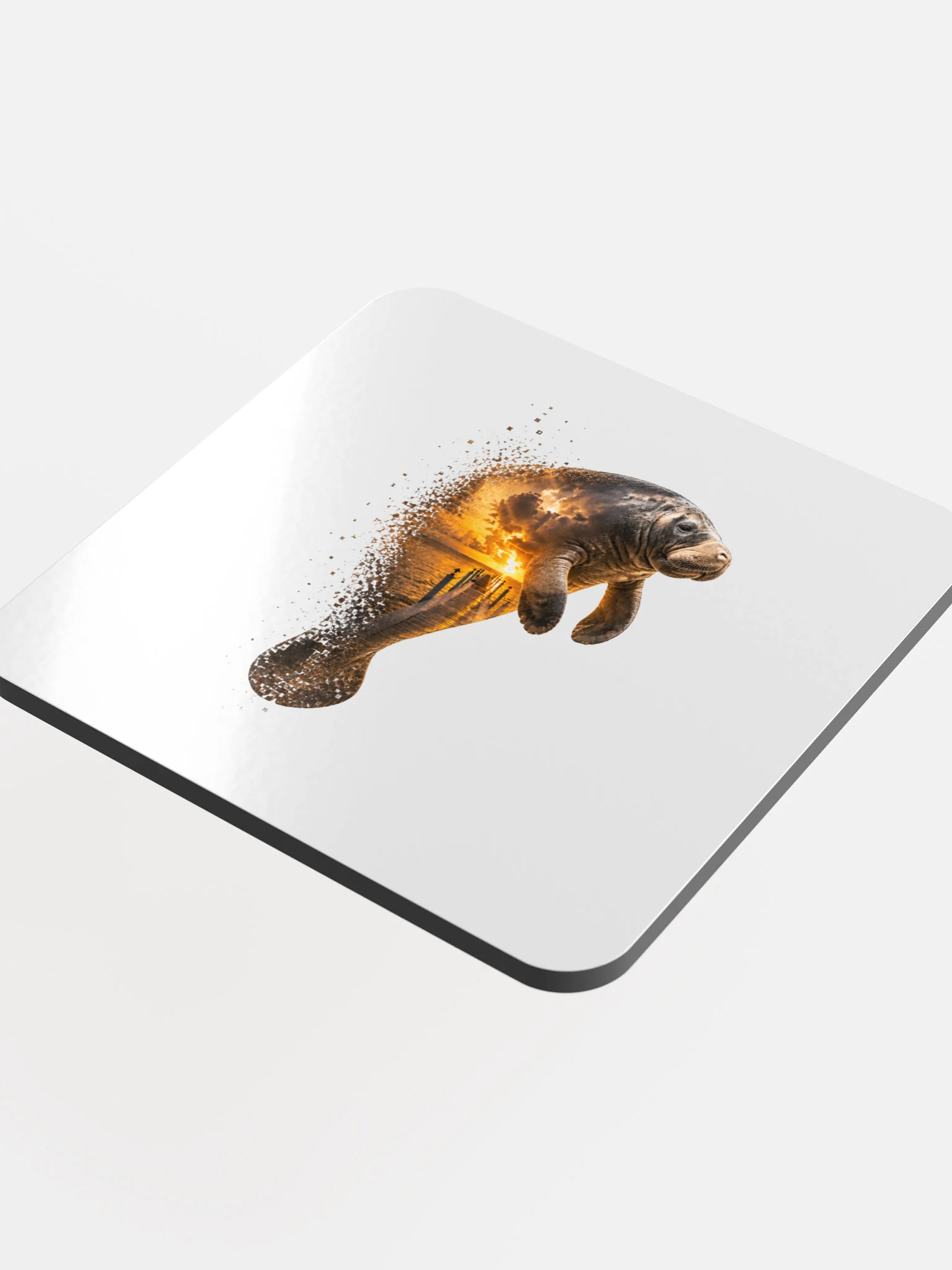 Manatee Cork Coaster - Keys Collection: Dock Edition product image (4)