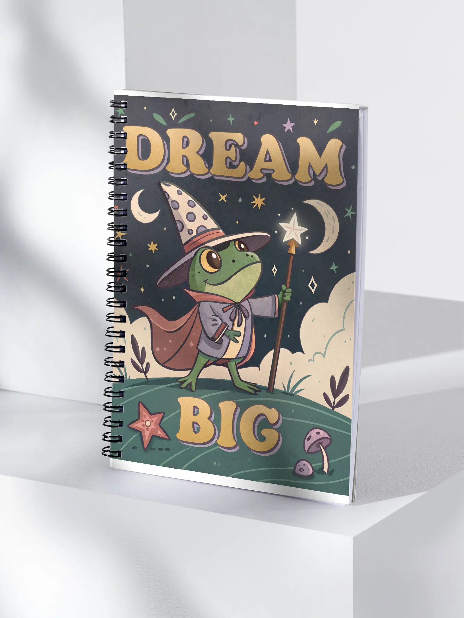 Wizard Frog Spiral Notebook product image (4)