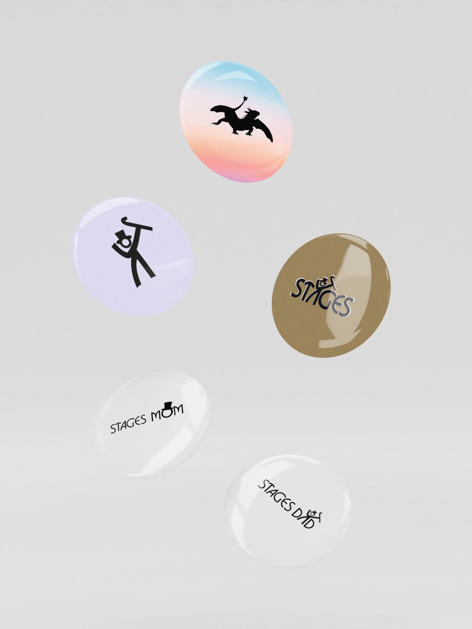 How to Train Your Dragon Jr. & Stages Pin Buttons product image (9)