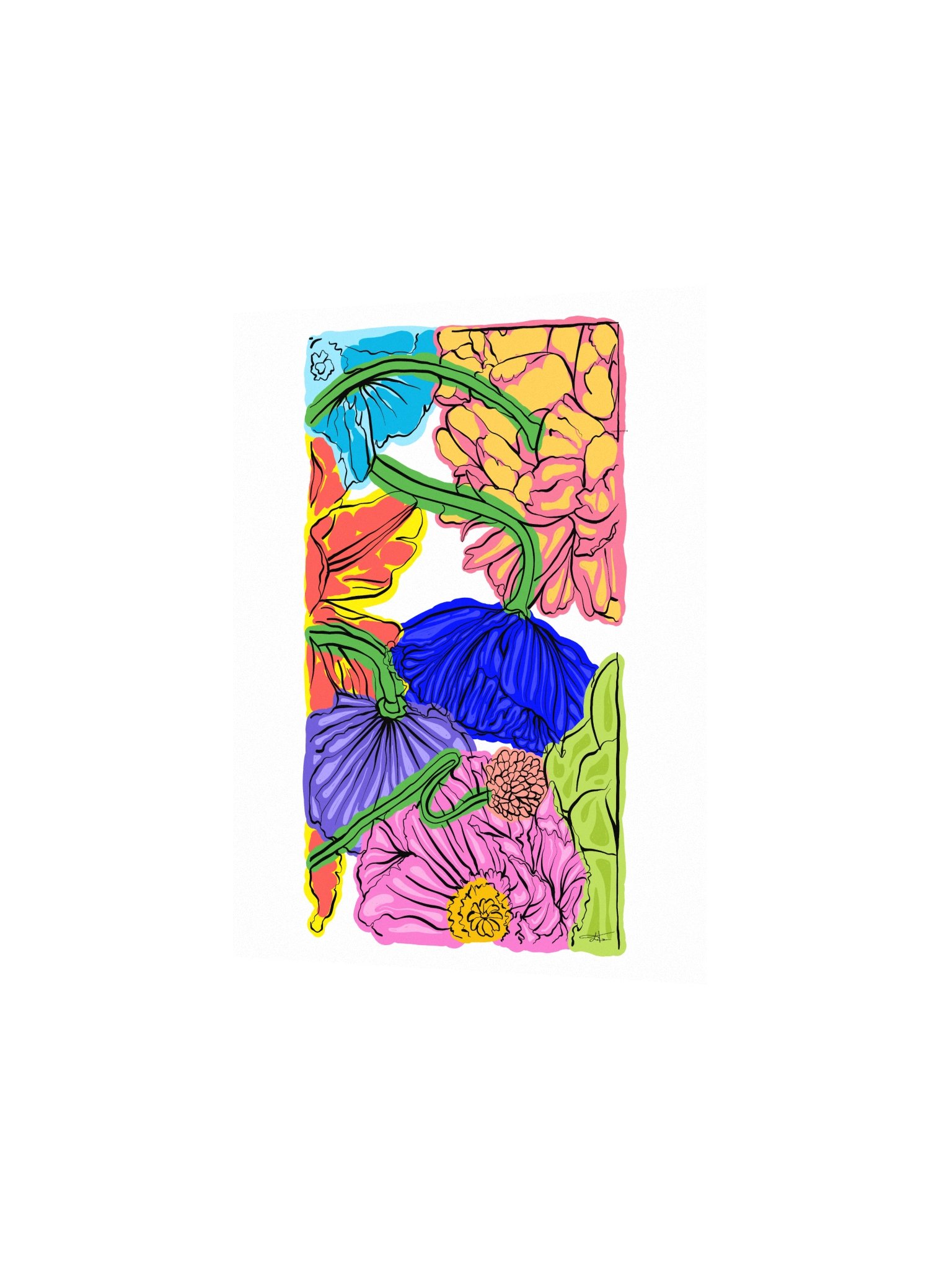 "Booming Flowers" Art Print product image (7)