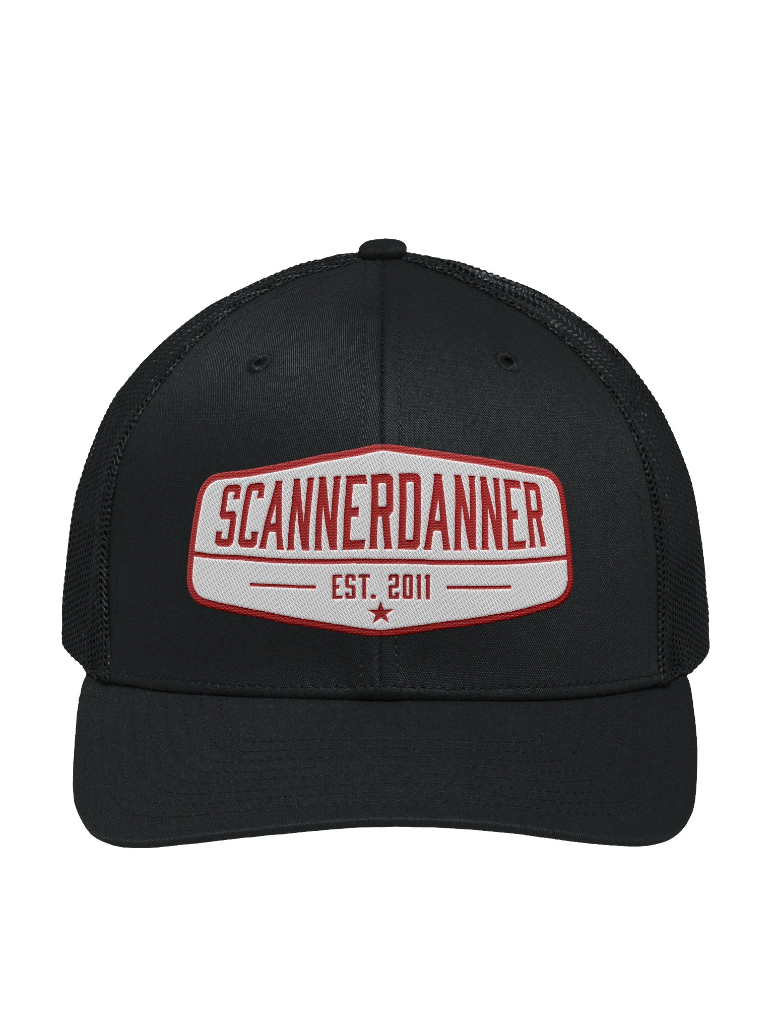 Embroidered Black Trucker Cap product image (1)