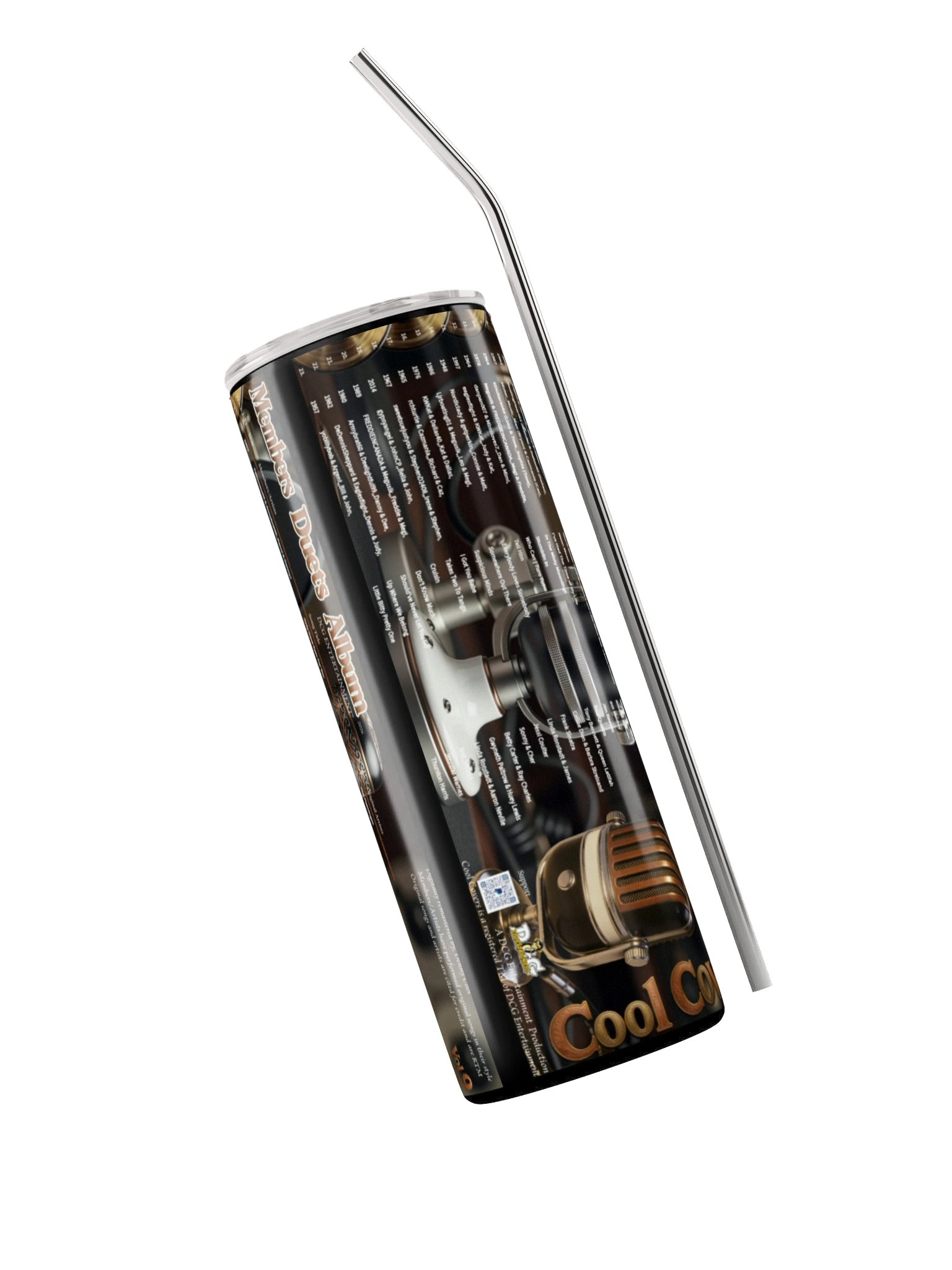 Members Duets Cool Covers Vol. 9 Retro Music Tumbler product image (3)