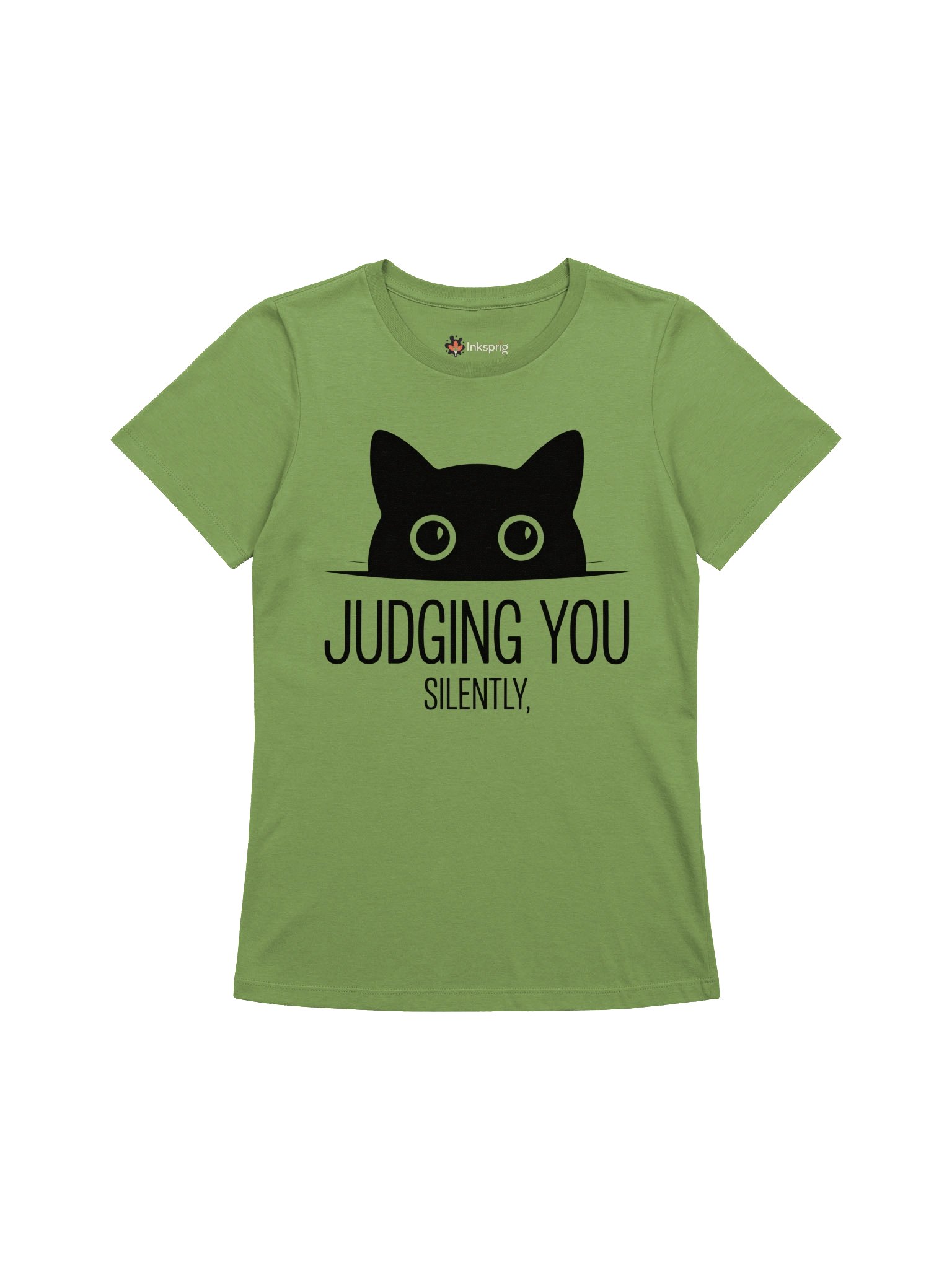 Judging You Silently Cat Tee - Women's product image (1)
